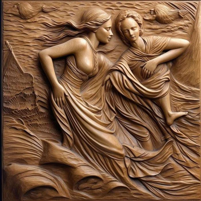 نموذج ثلاثي الأبعاد لآلة CNC 3D Art 